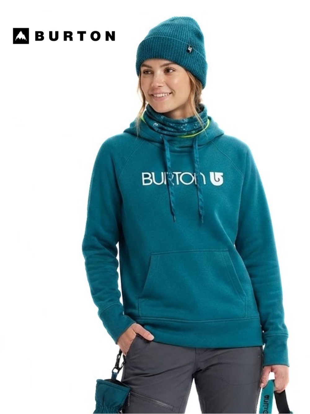 Bonded Fleece • EUC
Women’s DryRide Performance Hoodie Teal • BURTON